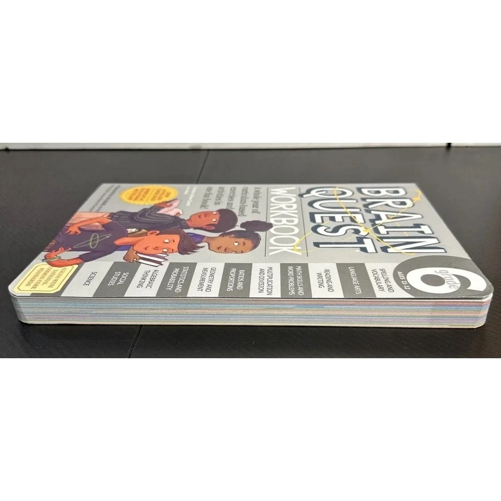 NEW Brain Quest Educational Homeschool Workbook learn 6th Grade school